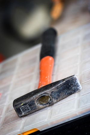 hammer close up,selective focusの写真素材