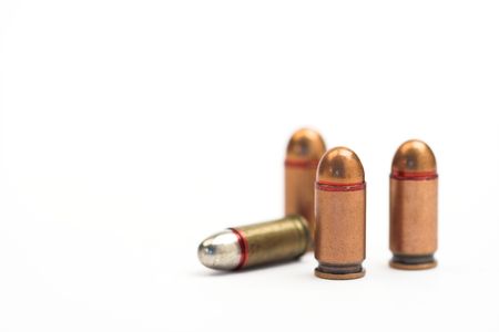 bullets close up over white
の写真素材