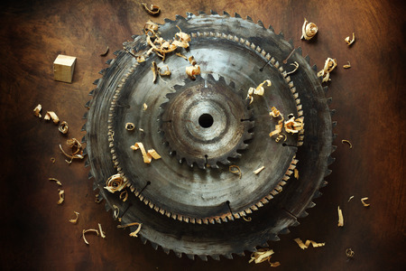 Some different  blade  circular sawsの写真素材