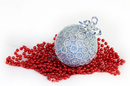christmas ball close up shallow dofの写真素材