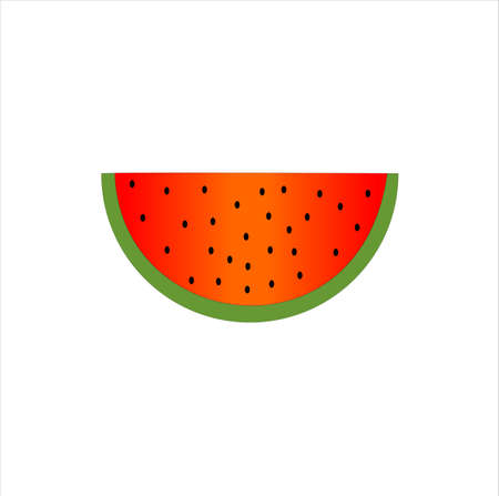 Illustration Vector Graphic of One Slice Watermelonの写真素材