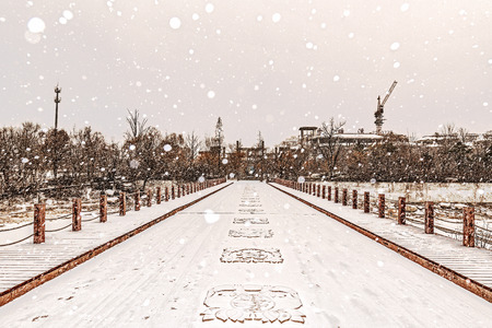 Snowing viewのeditorial素材