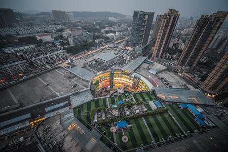 Panoramic view of cityのeditorial素材