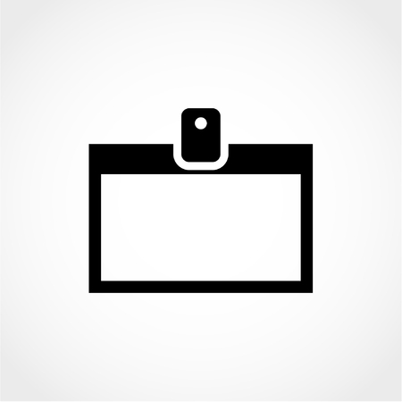 Id cards Icon Isolated on White Backgroundのイラスト素材