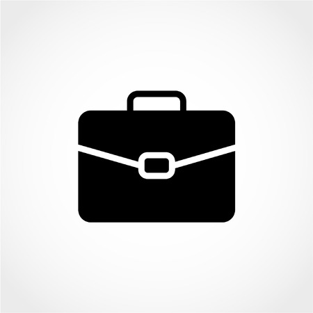 Briefcase Icon Isolated on White Backgroundのイラスト素材
