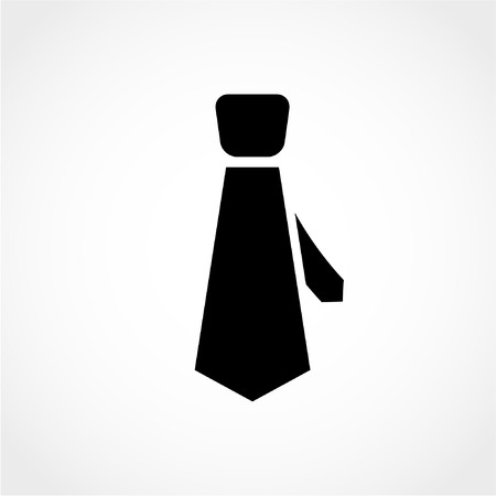 Necktie Icon Isolated on White Backgroundのイラスト素材