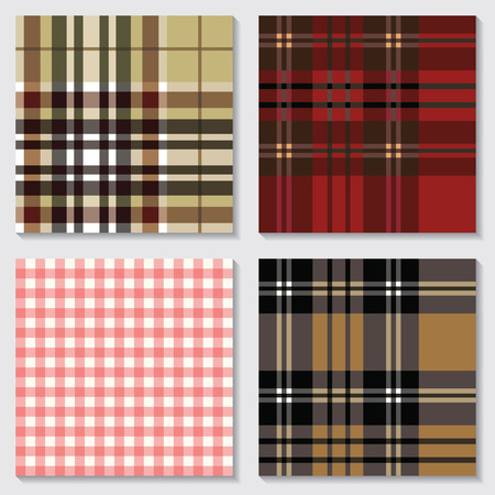 Set of seamless patterns. Textile ornaments. Textile design. Can be used for geometric backgrounds, wallpaper, web page background, surface textures etc.のイラスト素材