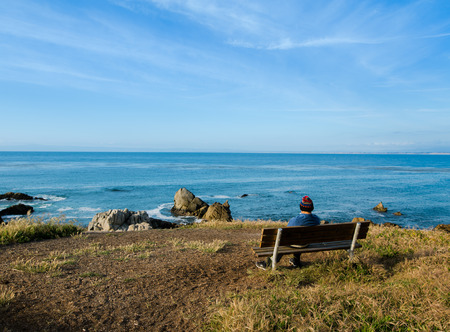Scenery at the coastのeditorial素材