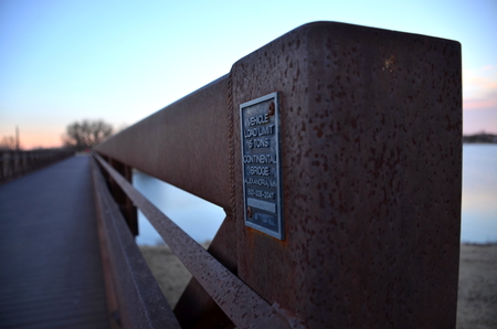 Close up of the bridgeのeditorial素材