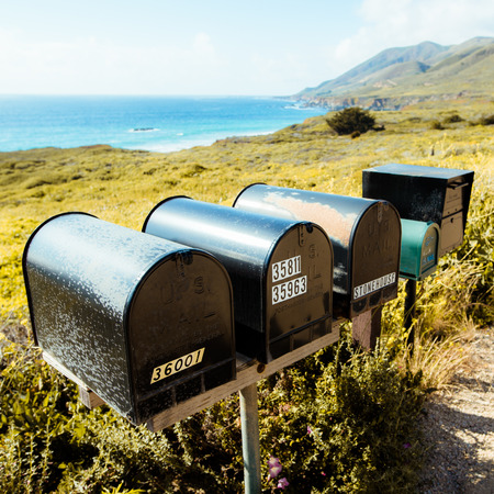 Iron box by the seaのeditorial素材