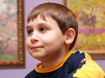 Happy boyの写真素材