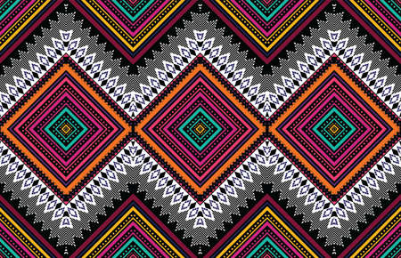 Geometric ethnic pattern vector background. seamless pattern traditional,Design for background,...