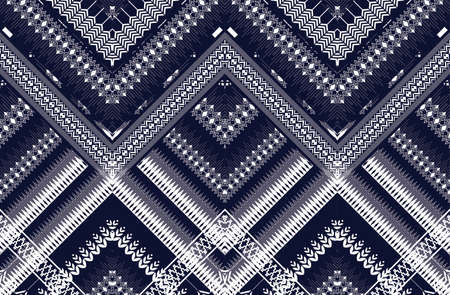 Circle ethnic pattern vector background. seamless pattern traditional, Design for background,...