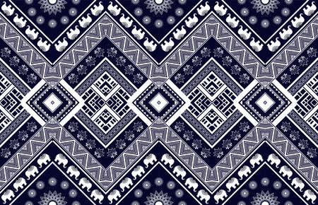 ethnic vector ornament. Seamless African pattern. Ethnic carpet with chevrons. Aztec style....