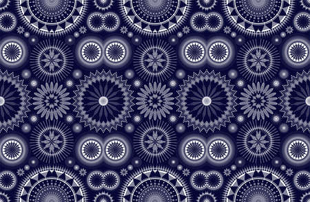 ethnic vector ornament. Seamless African pattern. Ethnic carpet with chevrons. Aztec style. Geometric mosaic on the tile, majolica. Ancient interior. Modern rug. Geo print on textile. Vintage fabric.の写真素材