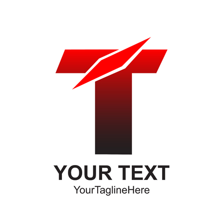 Initial letter T logo template colorful design for business and company identityのイラスト素材