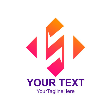 Creative abstract diamond square vector logo design template element. Colorful concept iconのイラスト素材