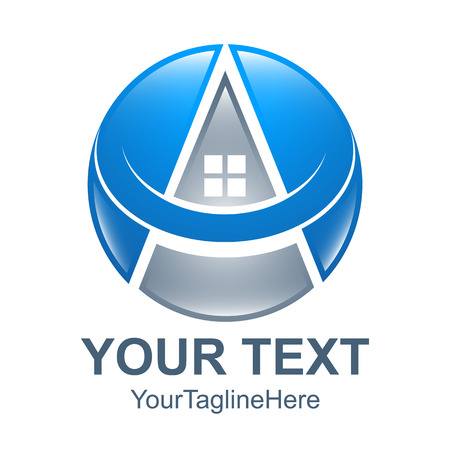 Realty logo design vector concept and idea. Real Estate vector logo design template. House abstract icon.のイラスト素材