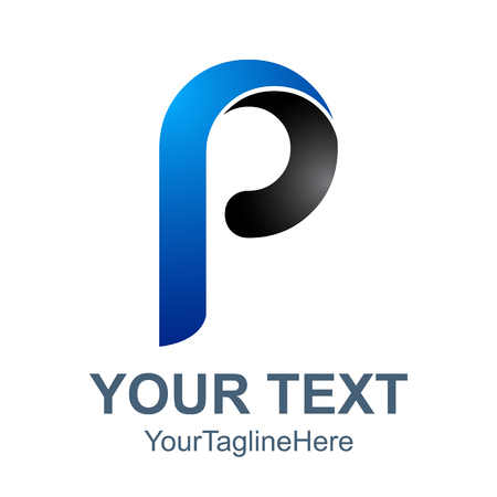 Abstract P letter vector technology logo, Power p vector, p letter logo, p logo, p letter technology logo vectorのイラスト素材