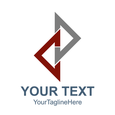 Vector of design abstract logo elements. Abstract logo icon design illustrationのイラスト素材