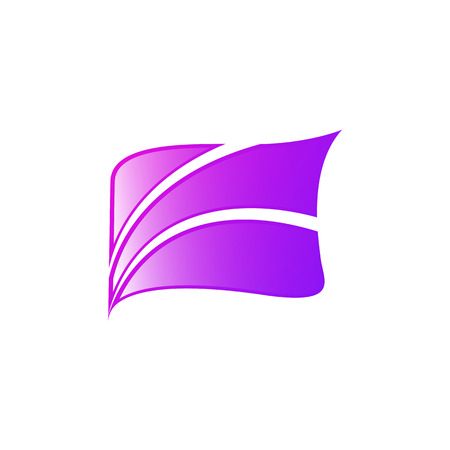 Abstract line shape square icon. Vector geometric shapeのイラスト素材