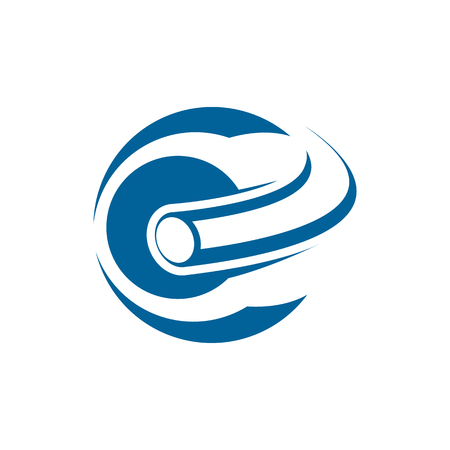 Letter C logo icon design template elements. Vector color signのイラスト素材