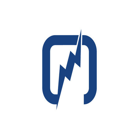 Flash  Rhombus design vector template. Infinite Energy Power concept iconのイラスト素材