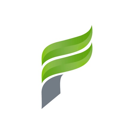 creative letter F square logo template vector illustration, Logo for corporate identity of company of letter F, Typographical fontのイラスト素材