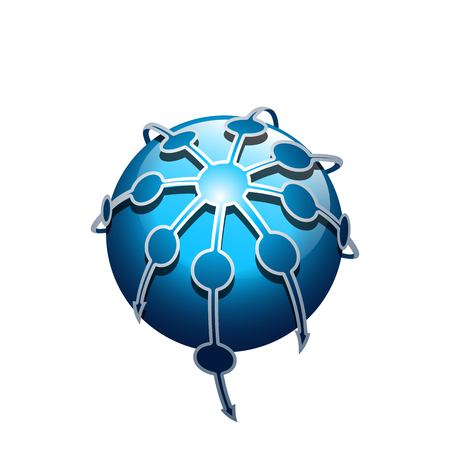 Vector Planet logo. Orbit vector and Satellite logo. Cosmos logo. Planet best logo. Planet concept logo. Planet web logo. Planet icon. Planet app icon. Science logo. Planet logoのイラスト素材