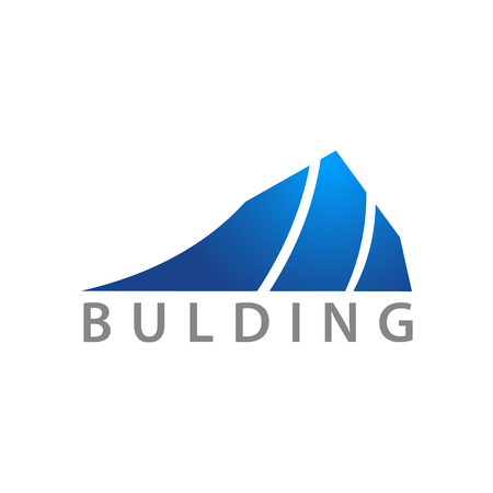 towering building logo concept design. Symbol graphic template element vectorのイラスト素材