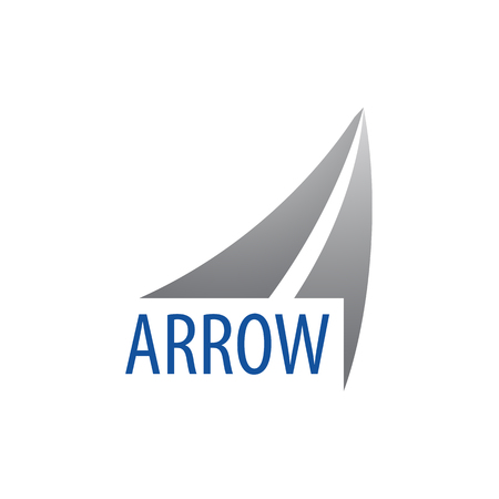 Arrow up logo concept design. Symbol graphic template element vectorのイラスト素材