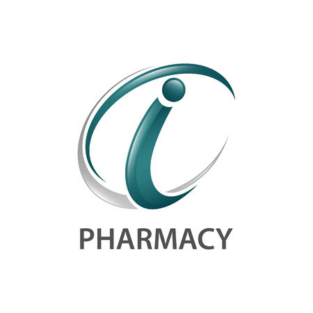 Pharmacy initial letter i logo concept design. Symbol graphic template element vectorのイラスト素材