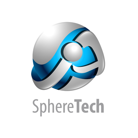 Sphere technology logo concept design. Symbol graphic template element vectorのイラスト素材