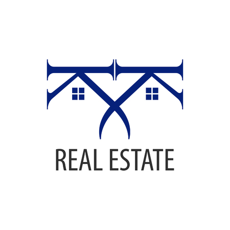 Real estate logo concept design. Symbol graphic template element vectorのイラスト素材