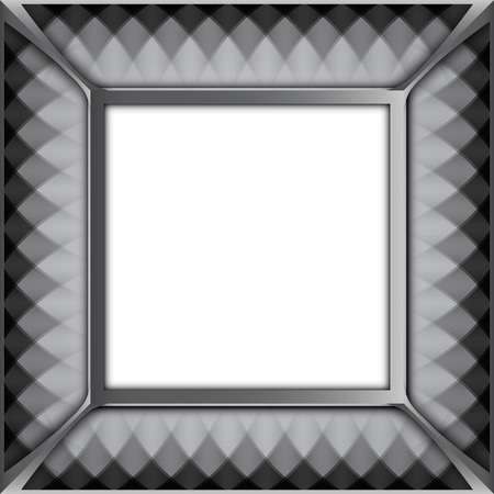 Classic square frame for picture or photo in vector designのイラスト素材