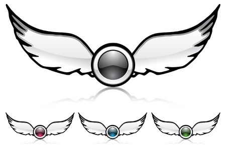 Wings lensのイラスト素材