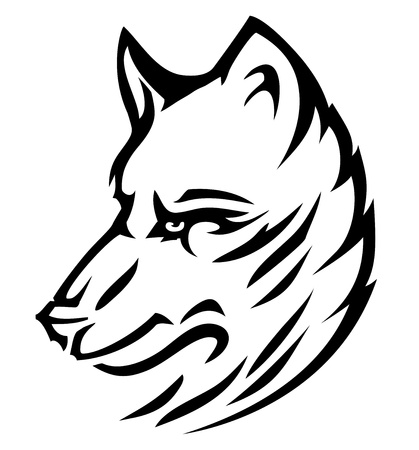 wolf cute のイラスト素材