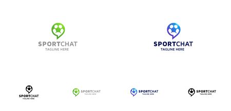 Sport Chat .  This could be used for sport forums, or something related to sport life style.のイラスト素材