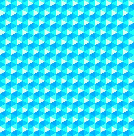 Blue ice palette of color, hexagon pattern and texture.のイラスト素材