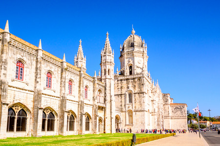Lisbon, Portugal - March 13, 2015: The Hieronymites Monastery in the Belem districtのeditorial素材