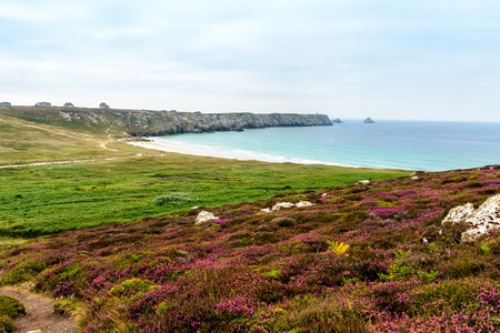 Sea at Camaret-sur-Mer, Presque ile de crozon, Brittany, Franceの写真素材