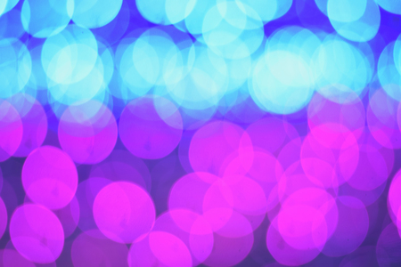 defocused bokeh blue pinkの写真素材