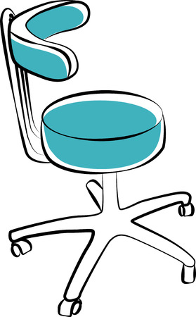 Medical chairのイラスト素材