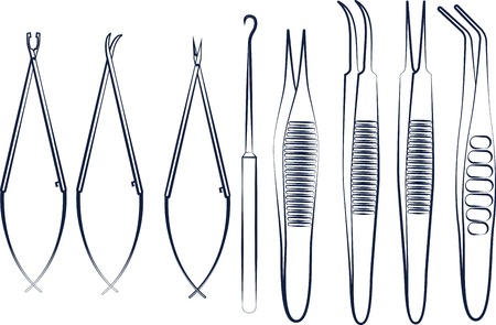 Medical tools setのイラスト素材