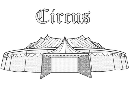 circus tentのイラスト素材