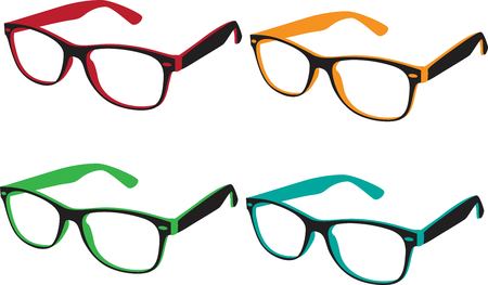 Optical glasses setのイラスト素材