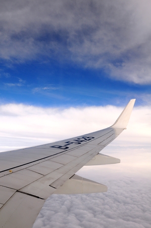 airplane wingのeditorial素材