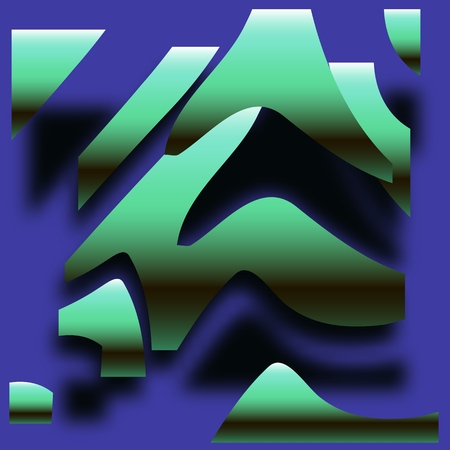 Contrast and color background.Bright volumetric backdrop creates a sense of contrast and volume. Vector.の写真素材
