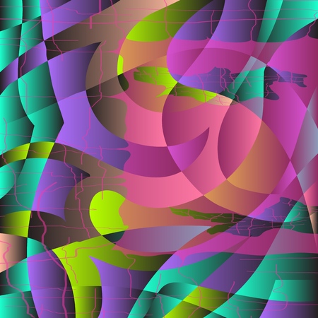Vector contrasting background of modules of different shapes.のイラスト素材
