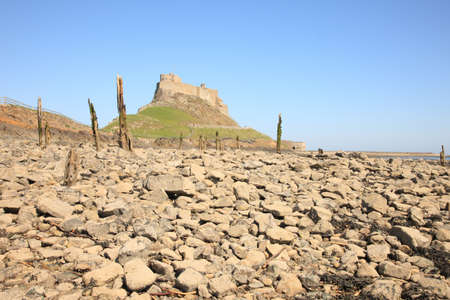 Lindisfarne Castleの写真素材